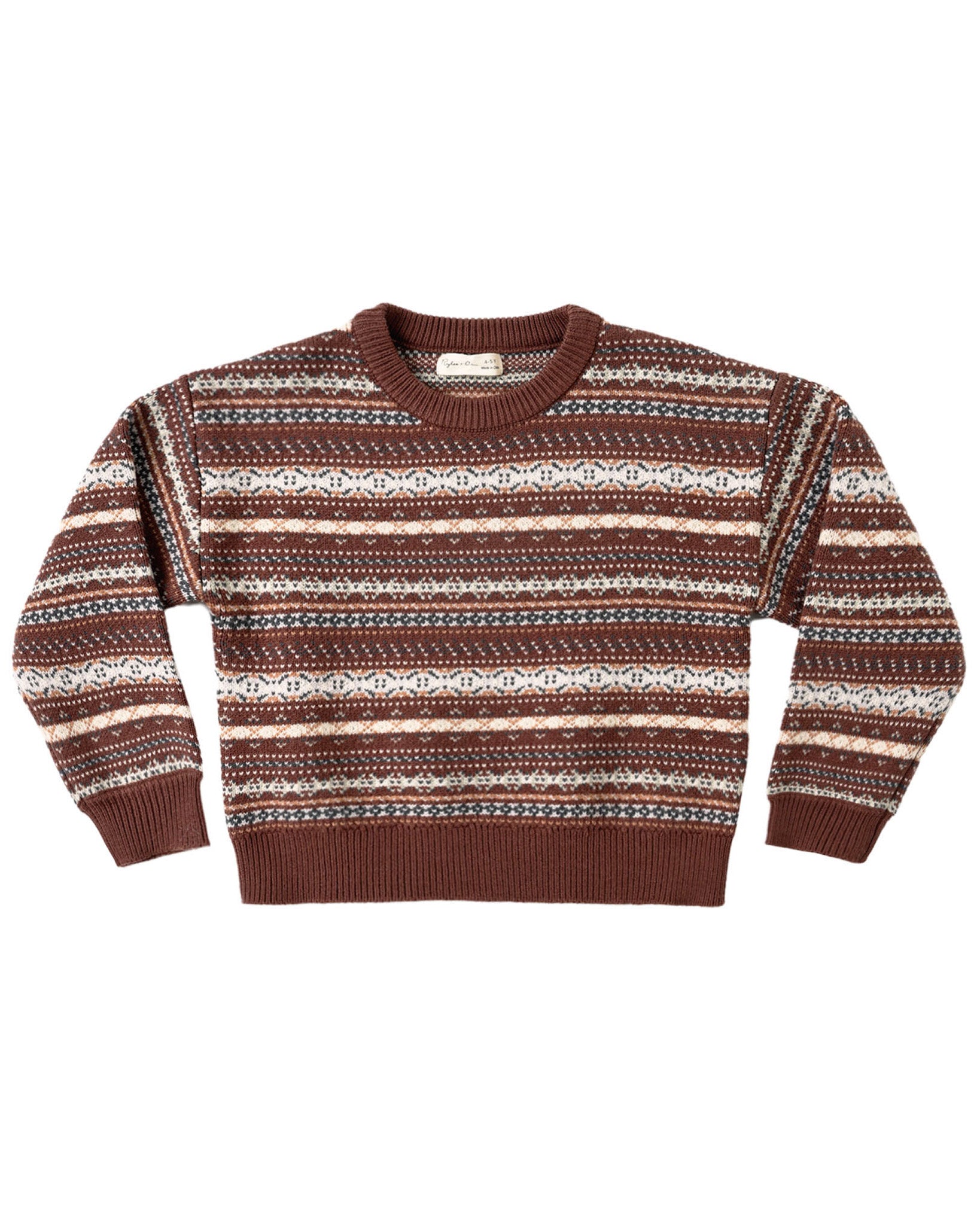 Aspen Sweater | Mulberry Multi-Stripe