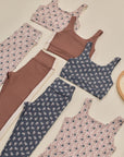 Basic Legging | Blue Blooms