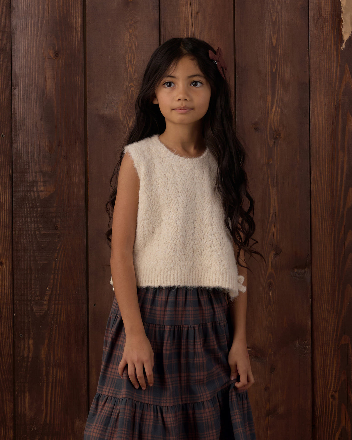 Bow Sweater Vest | Ivory