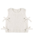 Bow Sweater Vest | Ivory