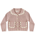 Collared Cardigan | Rosewood