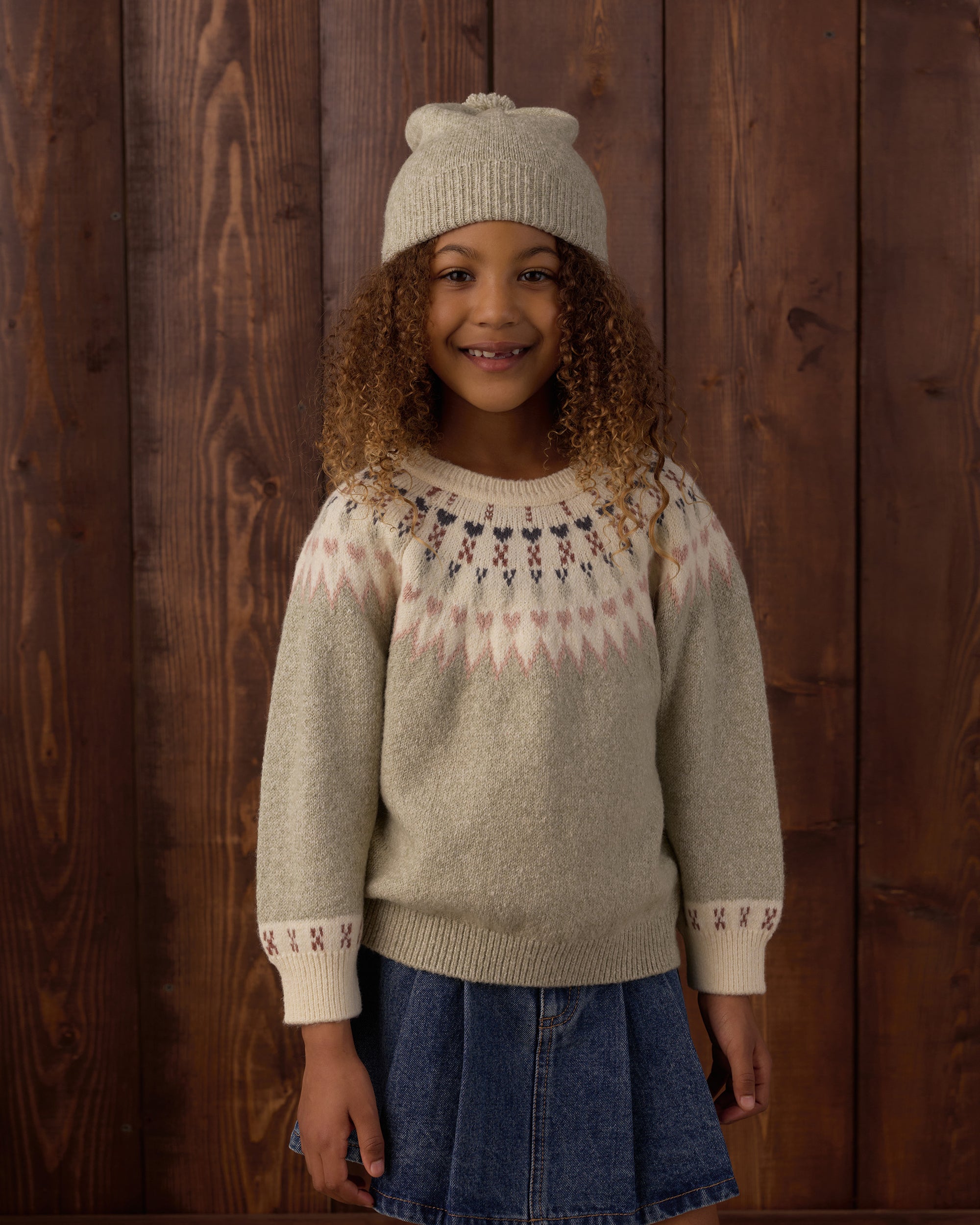 Fair Isle Sweater | Sage