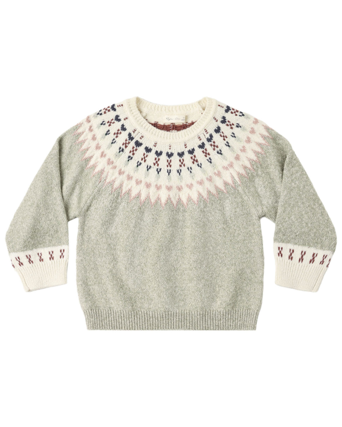 Fair Isle Sweater | Sage