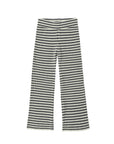 Flare Rib Knit Pant | Midnight Stripe