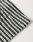 Flare Rib Knit Pant | Midnight Stripe