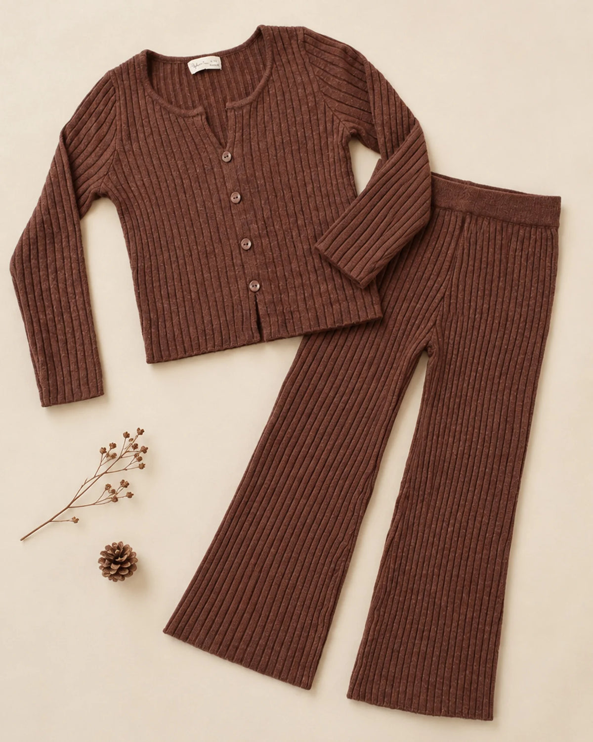 Long Sleeve Knit Tee | Mulberry