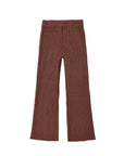 Flare Rib Knit Pant | Mulberry