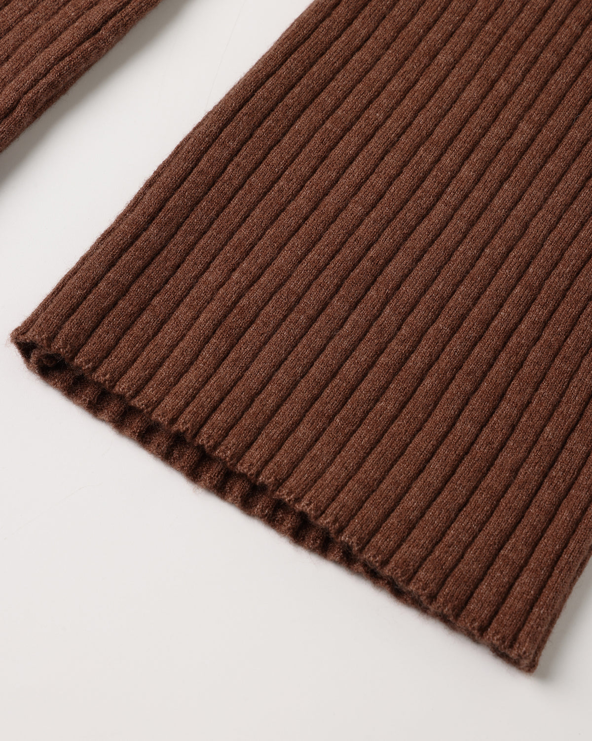 Flare Rib Knit Pant | Mulberry