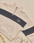 Panel Stripe Half Zip | Outdoor Club