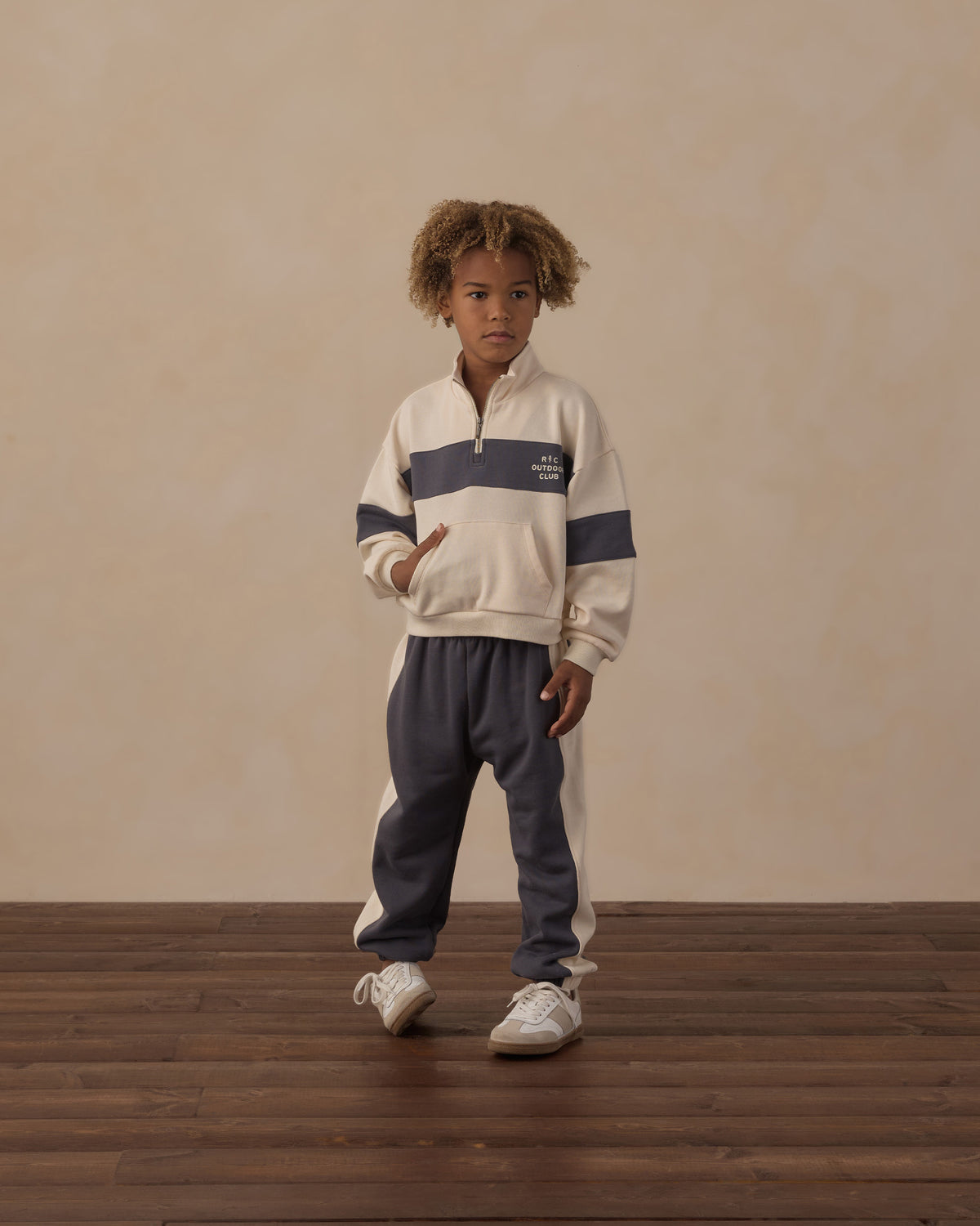 Paneled Sweatpant | Midnight