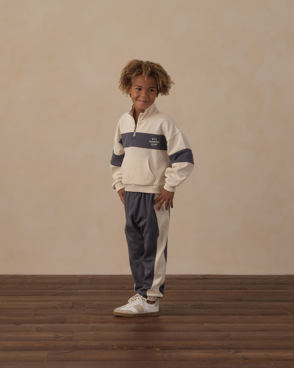 Paneled Sweatpant | Midnight