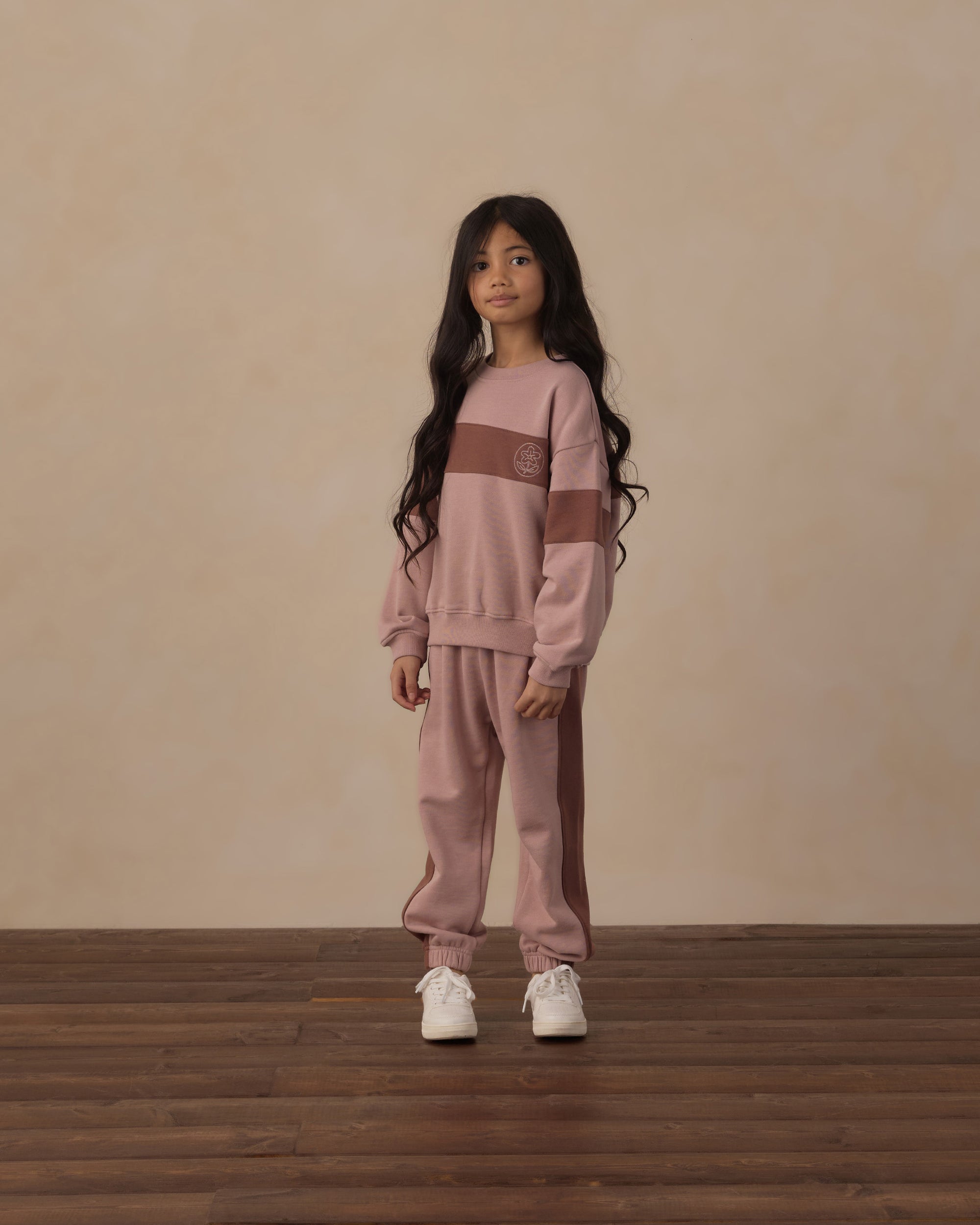 Paneled Sweatpant | Rosewood