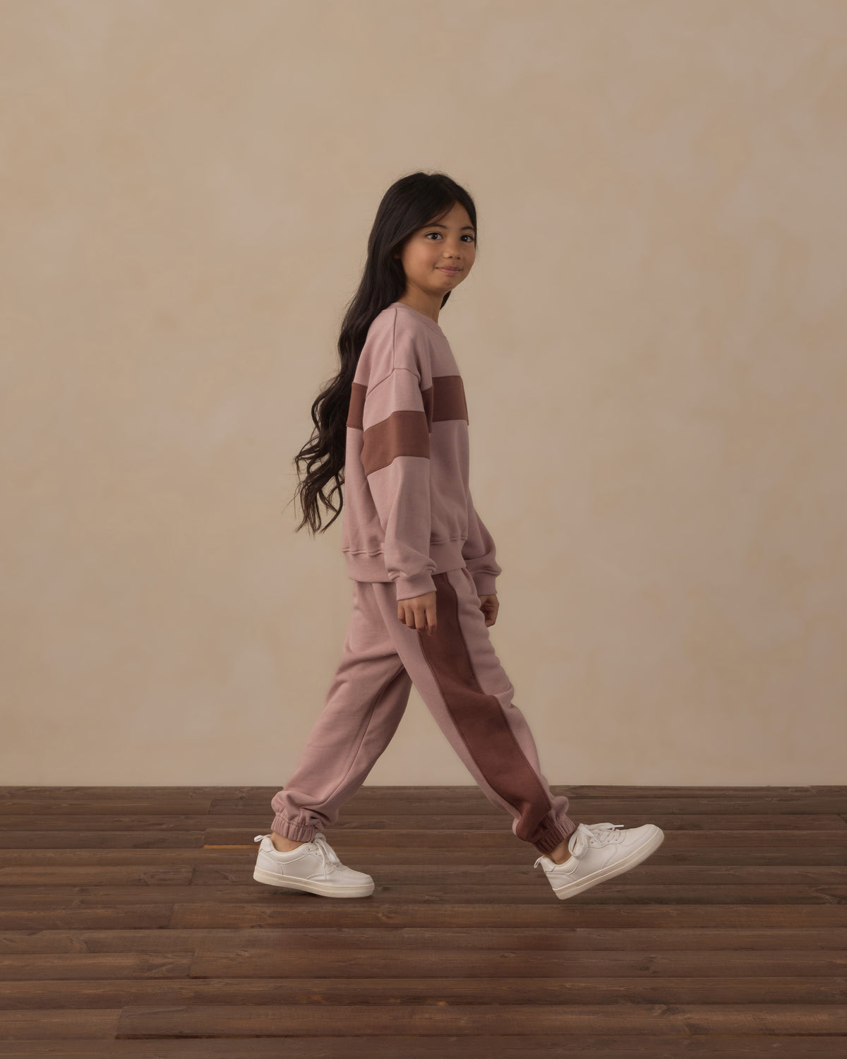 Paneled Sweatpant | Rosewood