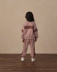 Paneled Sweatpant | Rosewood