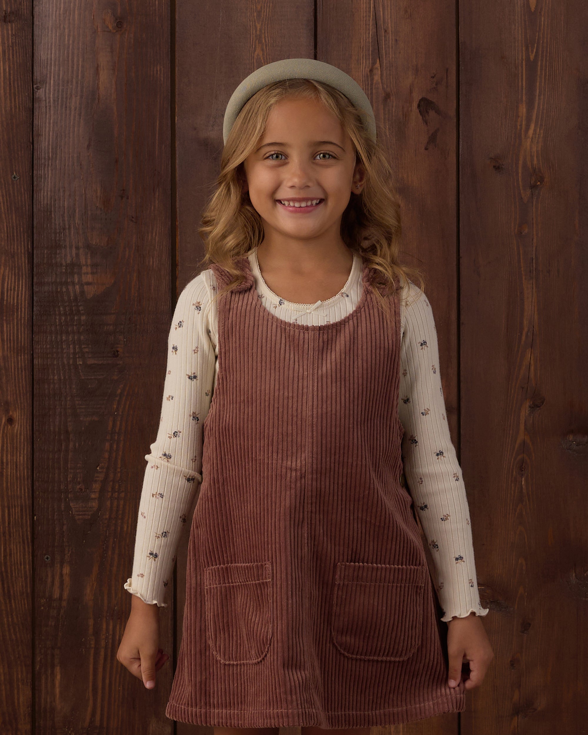 Ribbed Long Sleeve | Natural Ditsy