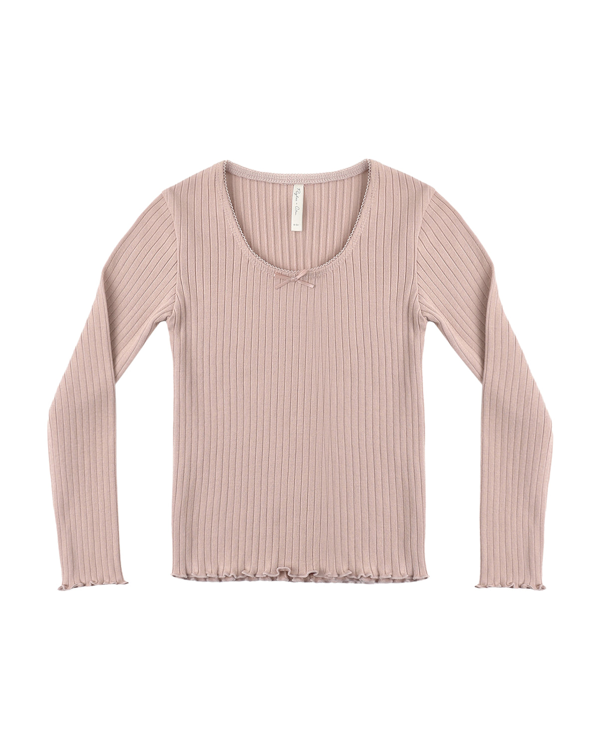 Ribbed Long Sleeve | Rosewood