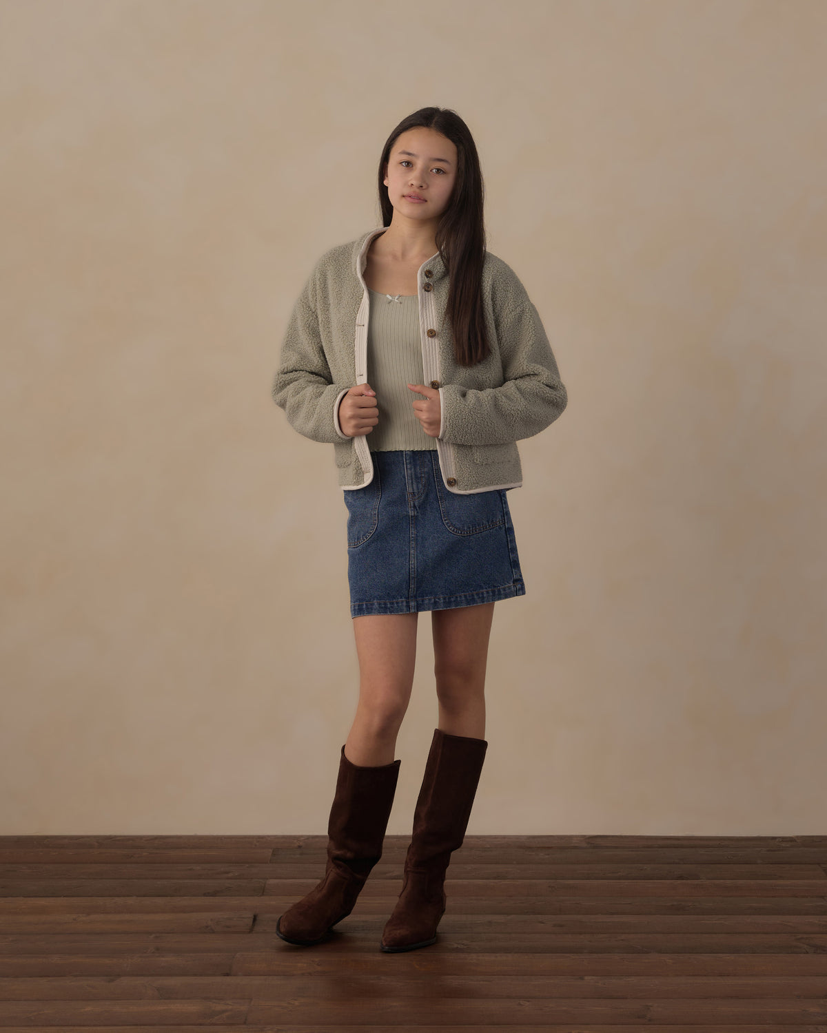 Teen Chalet Jacket | Sage