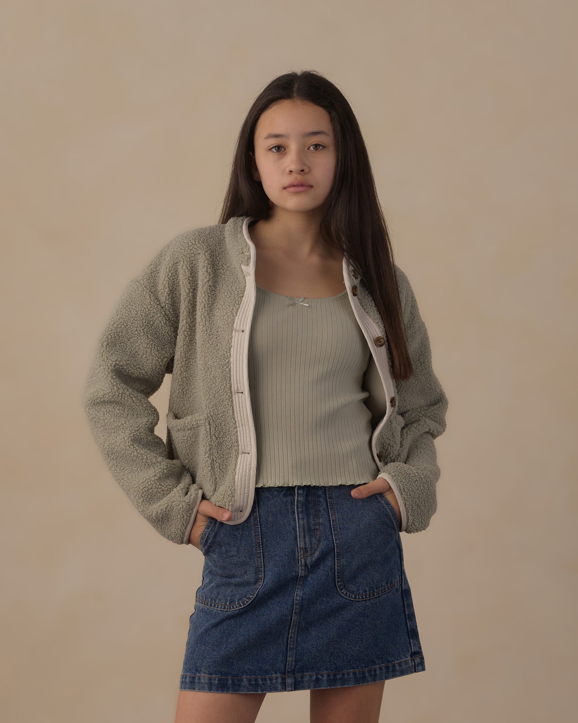 Teen Chalet Jacket | Sage