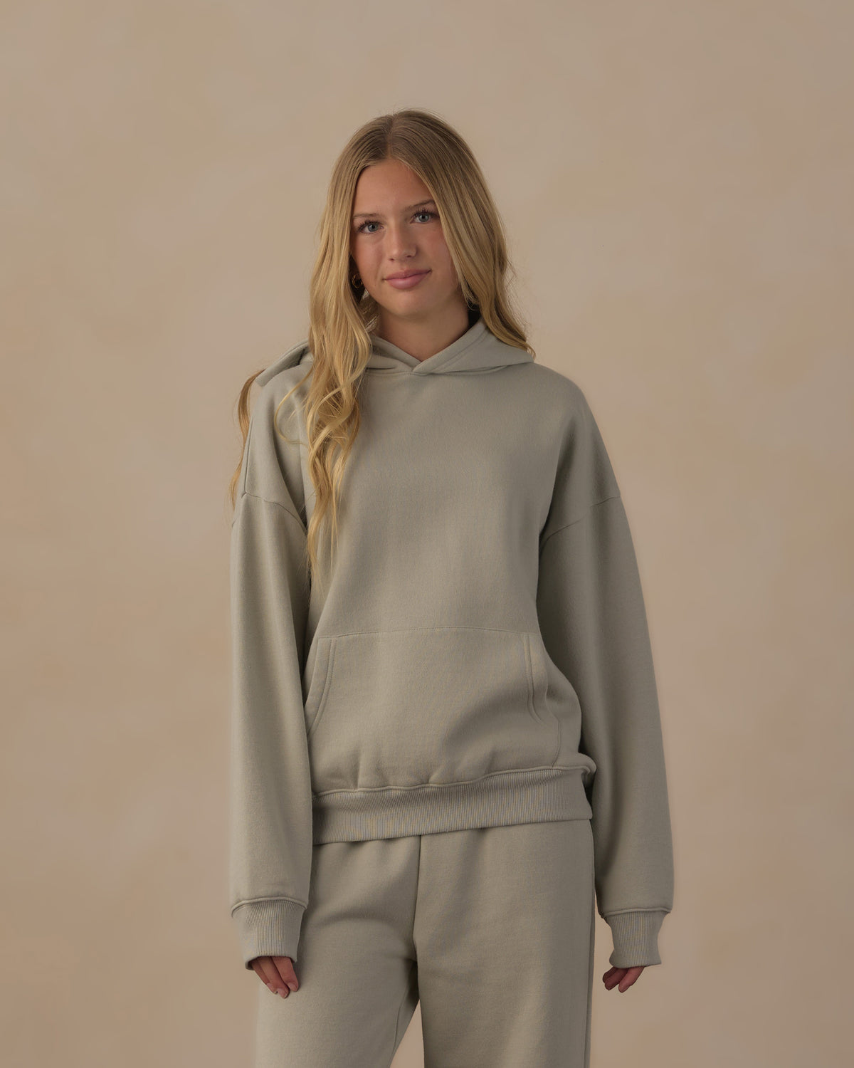 Teen Relaxed Hoodie | Sage