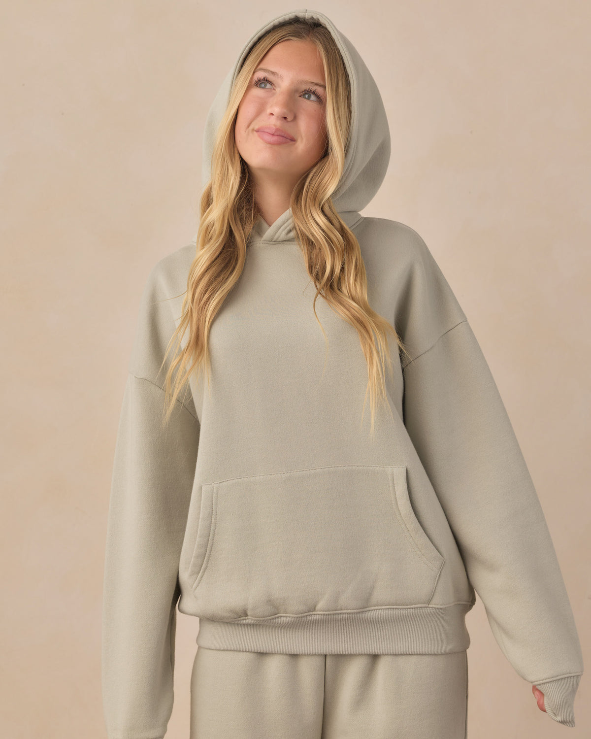 Teen Relaxed Hoodie | Sage