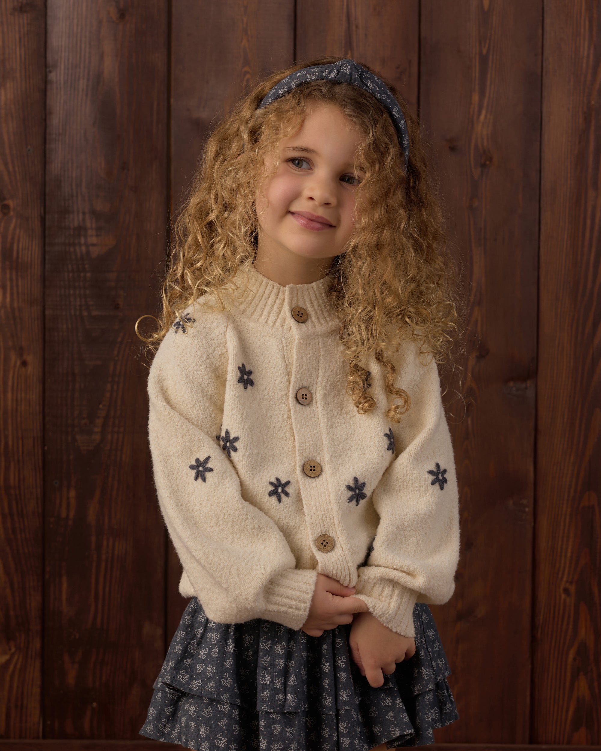 Tulip Cardigan | Midnight Daisy