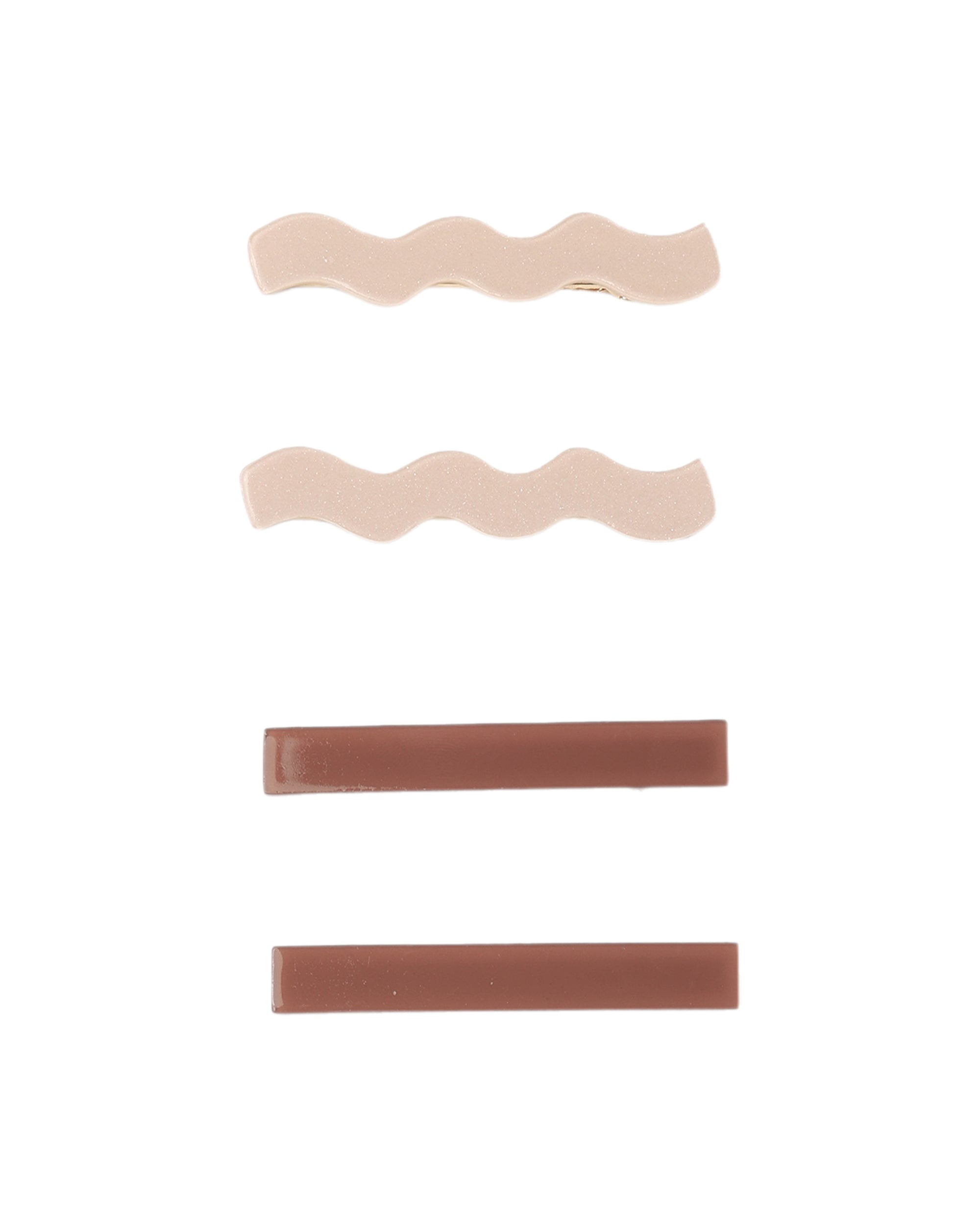 Wavy Clip Set | Petal, Mulberry