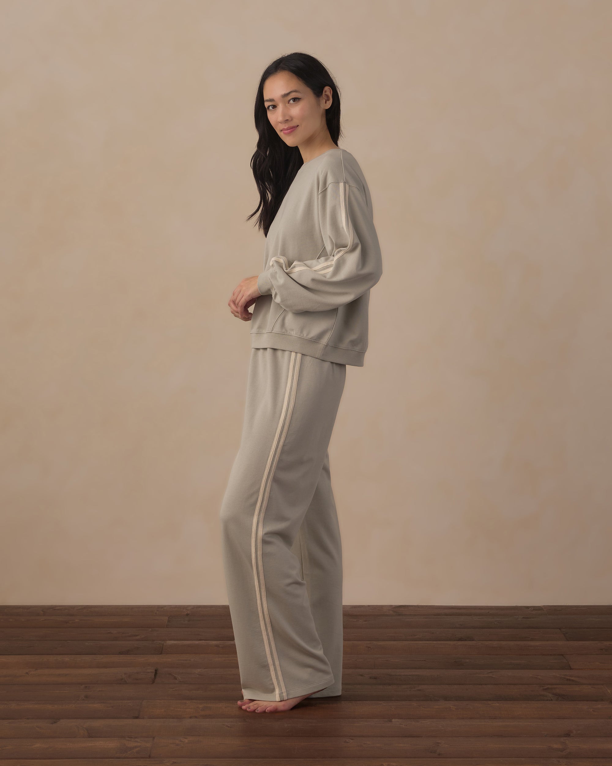 Womens Wide Leg Sweatpant | Sage