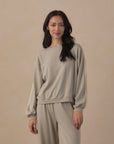 Womens Oversized Sweatshirt | Sage