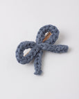 Crochet Bow Clip | Marine