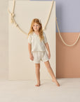 Delilah Pajama Set | Seafoam Railroad Stripe