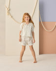 Delilah Pajama Set | Seafoam Railroad Stripe