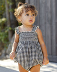 Julia Romper | Black Check