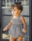 Julia Romper | Black Check
