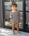Julia Romper | Black Check