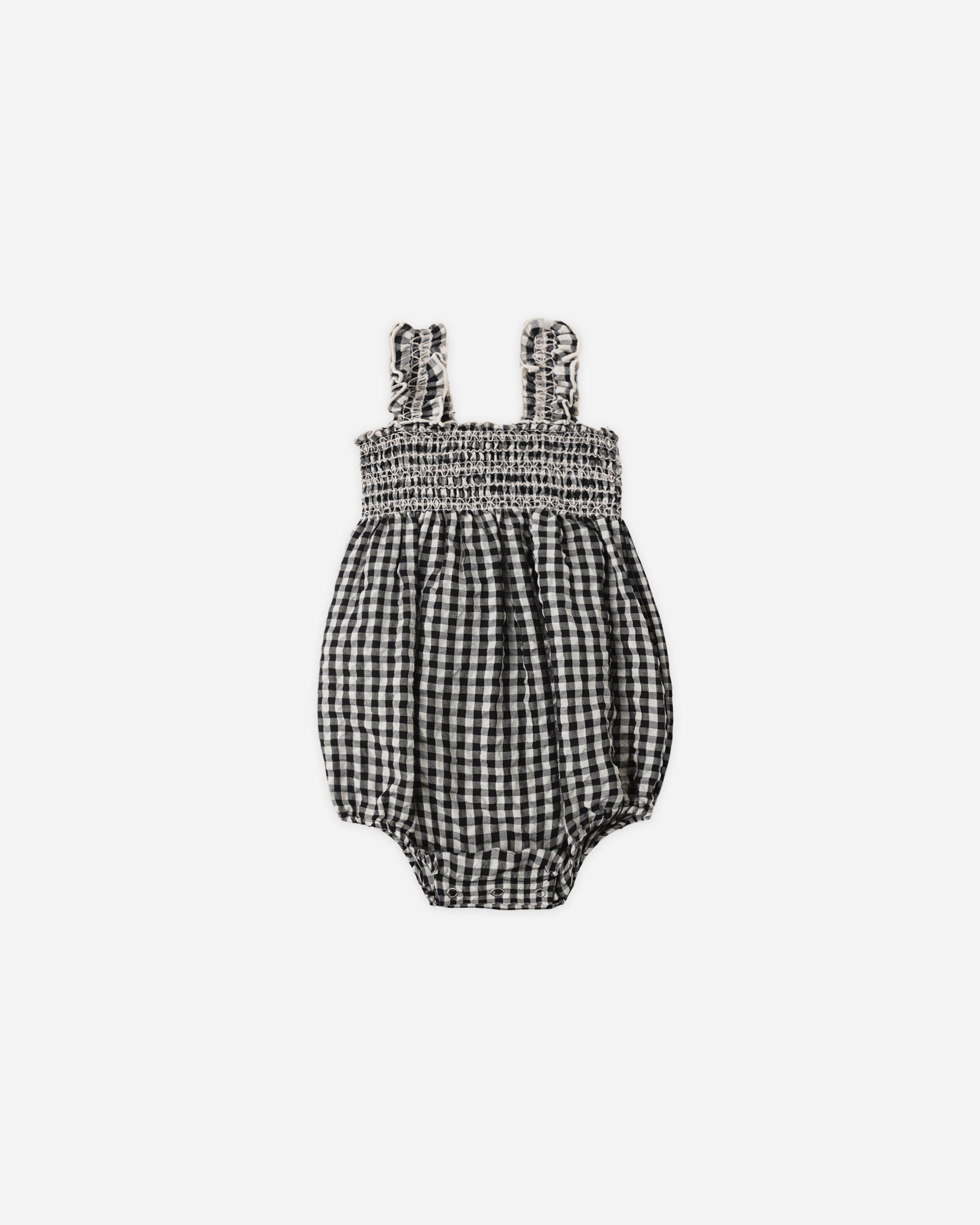Julia Romper | Black Check