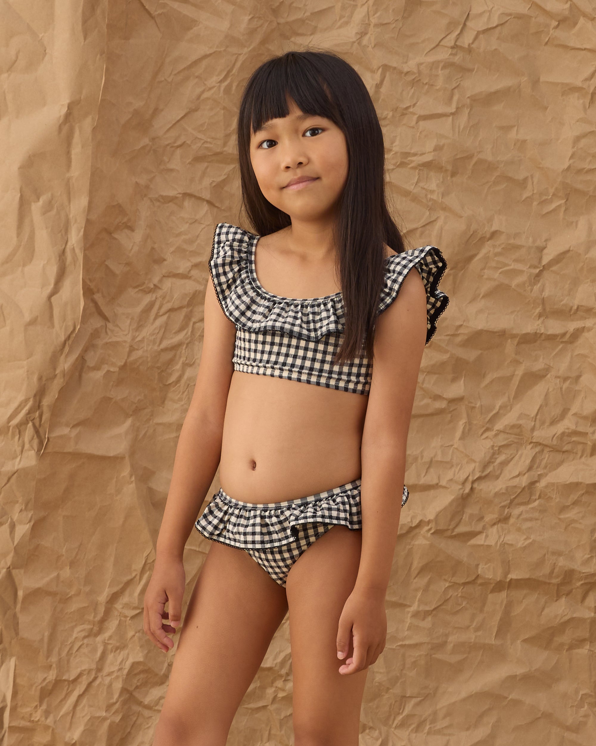 Margot Bikini | Black Gingham