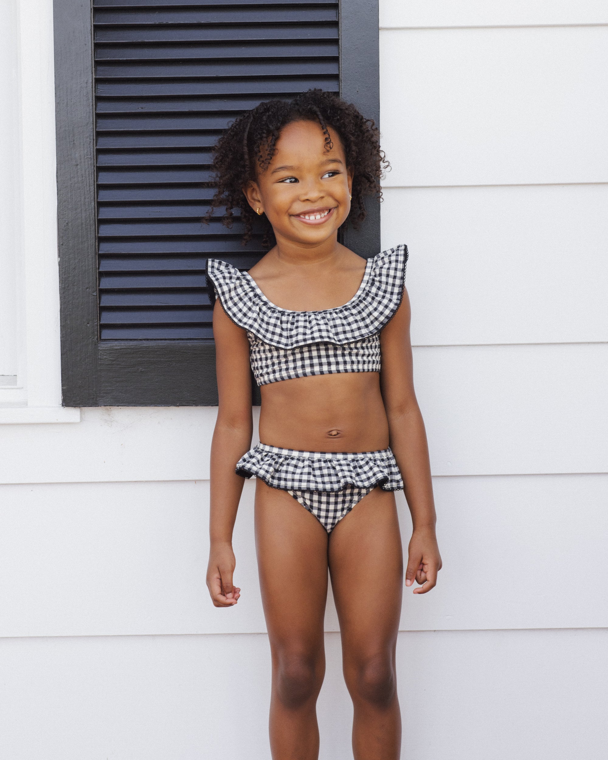 Margot Bikini | Black Gingham