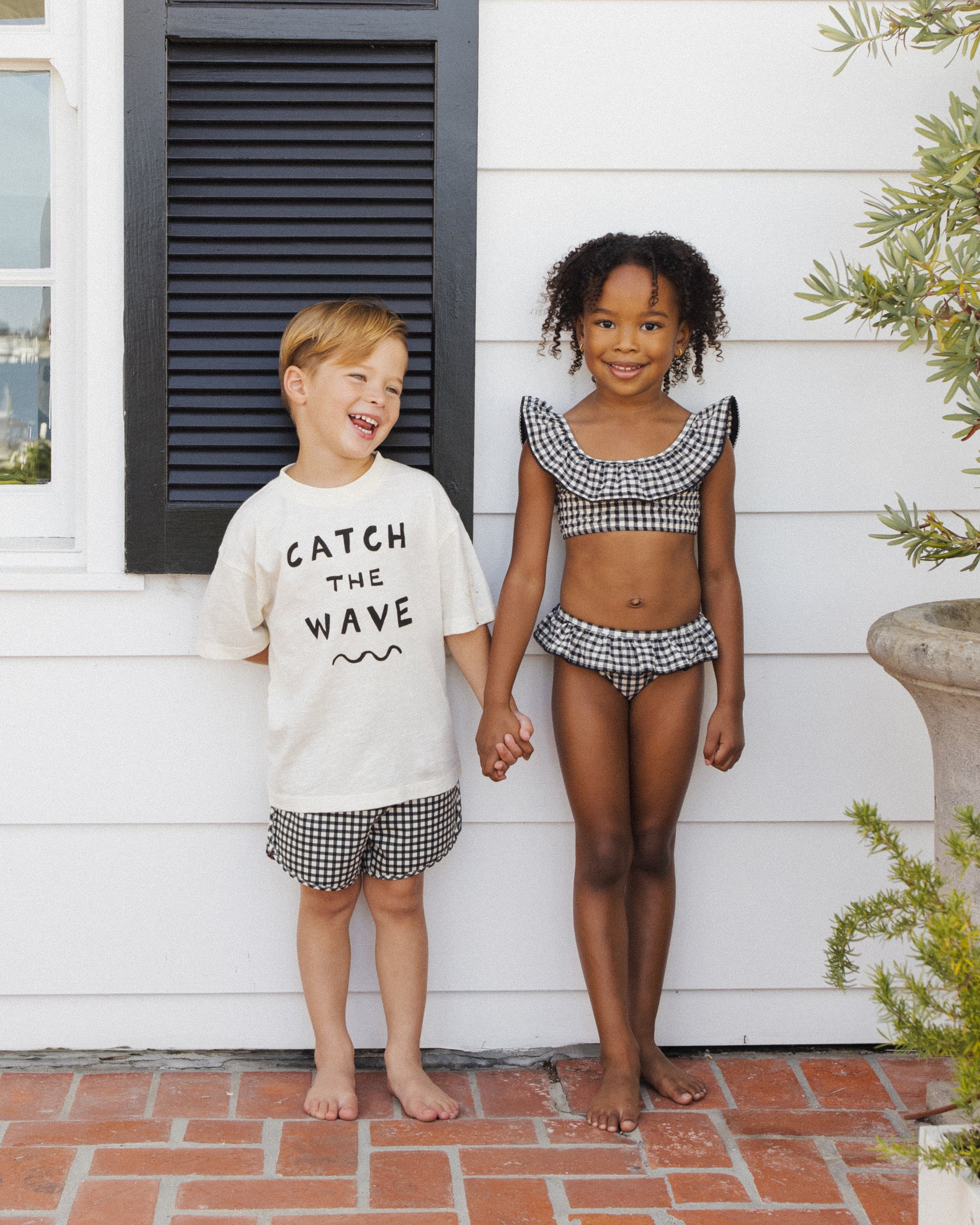 Margot Bikini | Black Gingham
