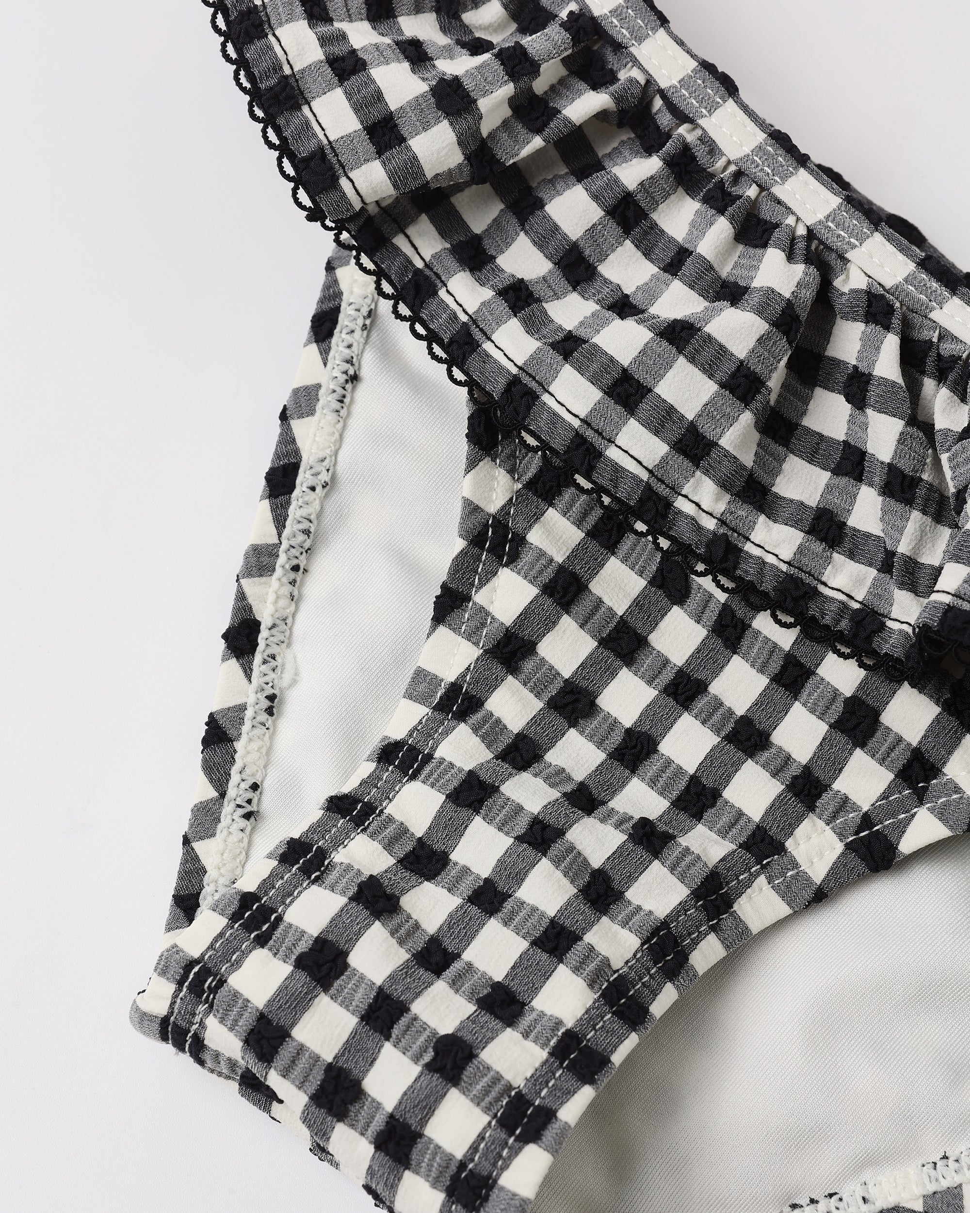 Margot Bikini | Black Gingham
