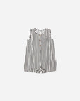 Maverick Romper | Wavy Stripe