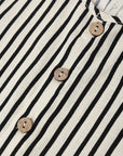 Maverick Romper | Wavy Stripe