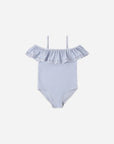 Off-The-Shoulder One-Piece | Periwinkle