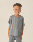 Cove Essential Pocket Tee | Heathered Black