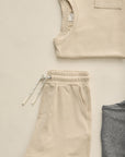 Oceanside Tech Short | Heathered Pebble