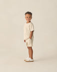 Oceanside Tech Short | Heathered Pebble