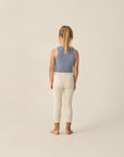 Ribbed Legging Set | Natural Blue Ditsy, Heathered Marine