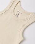 Ribbed Tank Set | Shell, Heathered Blush