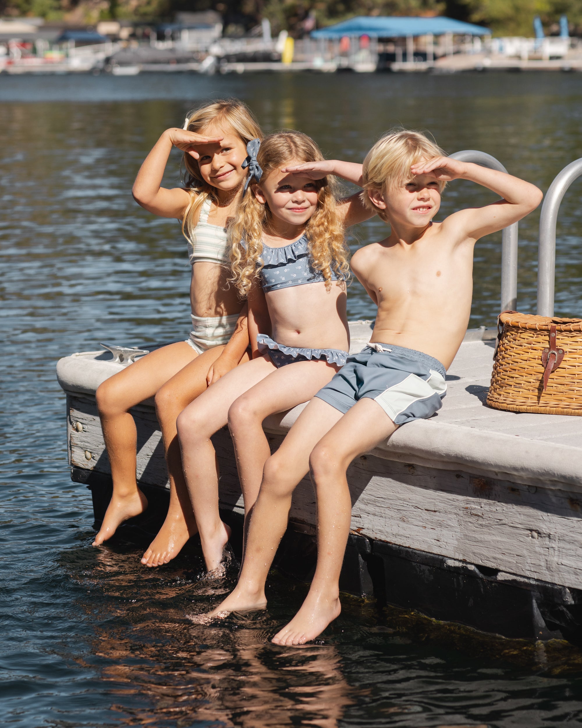 Paneled Boardshort | Marine