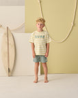 Paneled Boardshort | Sea Green