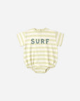 Relaxed Bubble Romper | Surf Stripe